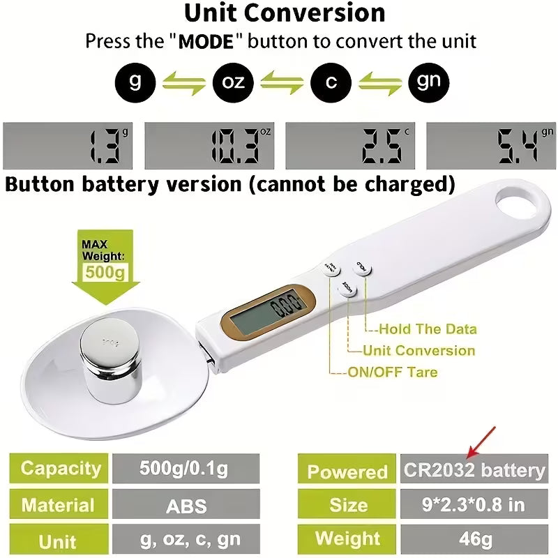 Digital Spoon Scale Kitchen