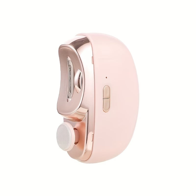 Pink rechargeable smart electric nail clipper
